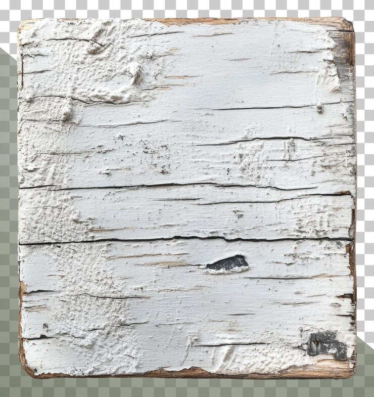 PSD superficie in legno bianco texturato png con aspetto rustico
