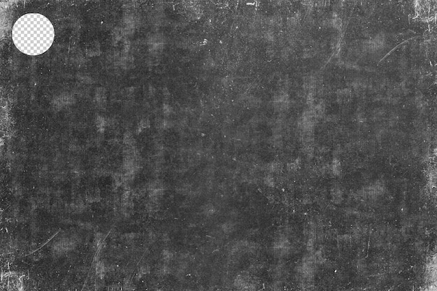 PSD superposición de textura grunge sobre fondo transparente