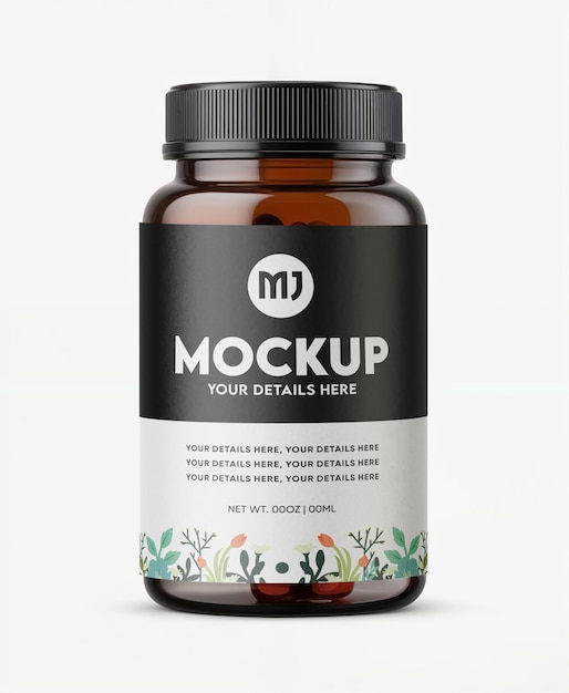 suplemento de modelo de garrafa