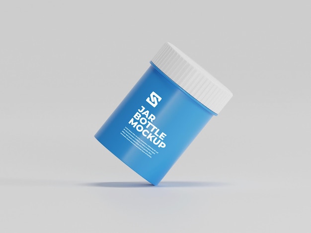 PSD suplemento jar mockup