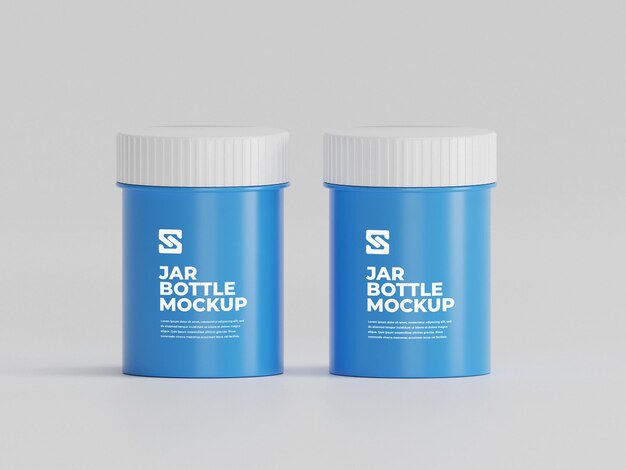 Suplemento jar mockup