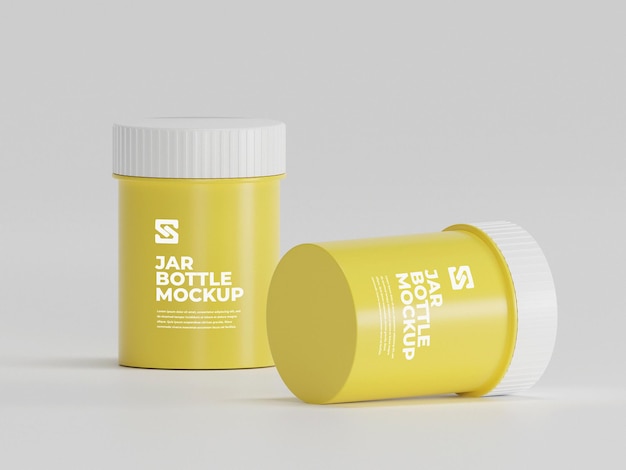 Suplemento jar mockup