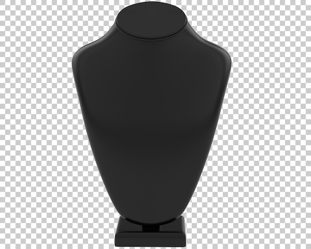 Suporte de joias na ilustração de renderização 3d de fundo transparente