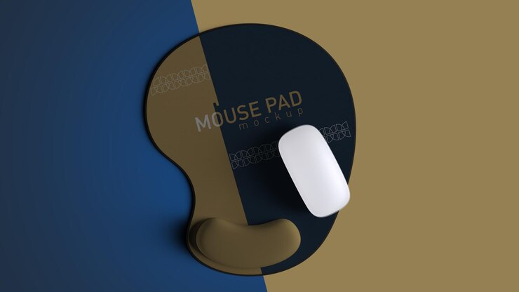 Le support du poignet de la souris PSD des maquettes du souris du souris mockup du souris