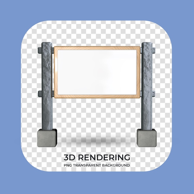 Support Pour L'affichage Du Produit Rendu 3d Fond Transparent