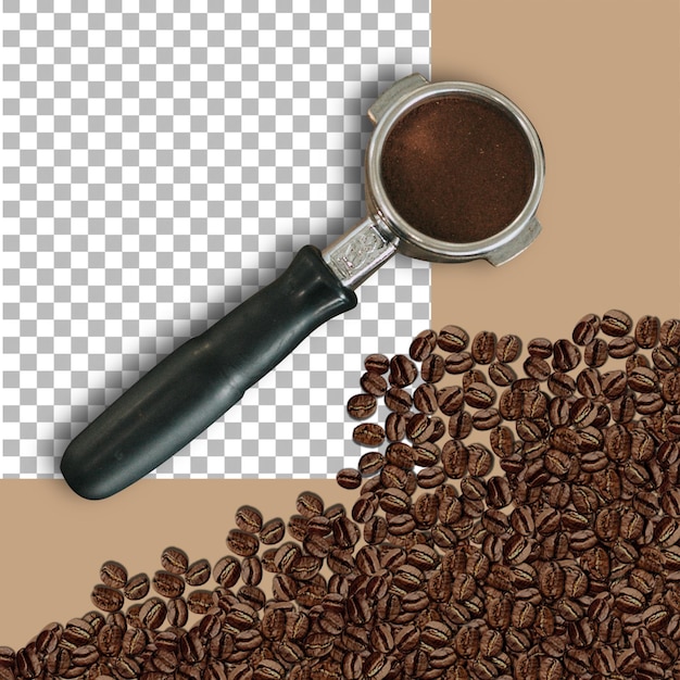 Supporto da una macchina da caffè con caffè