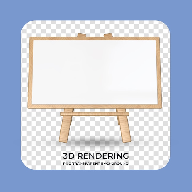 Supporto per display del prodotto rendering 3d sfondo trasparente