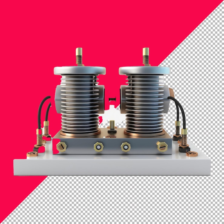 PSD supressor de tensão cute 3d isolado render transparente de fundo png psd