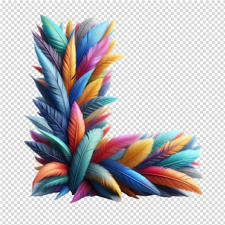 PSD surat 3d terisolasi di canva png yang jernih