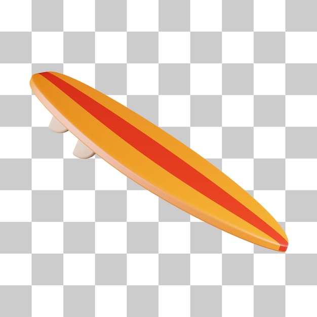 Surfbrett 3d-symbol