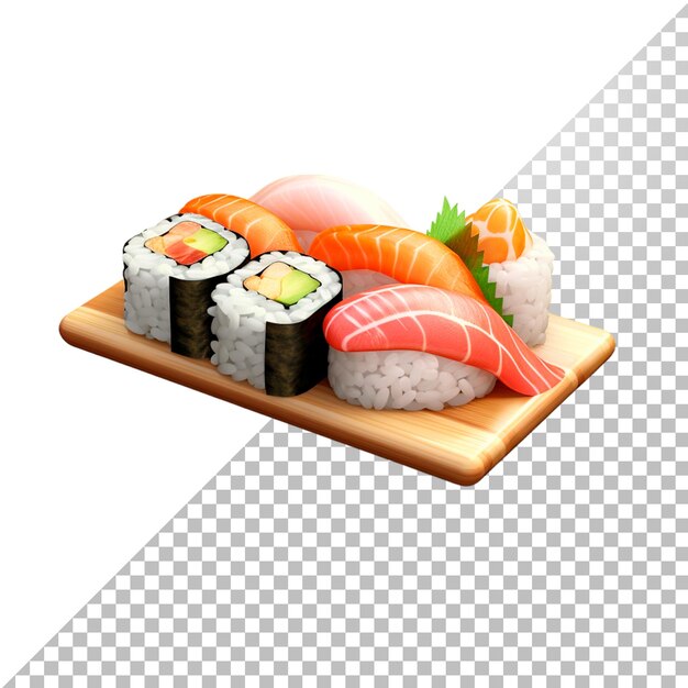 PSD sushi en 3d