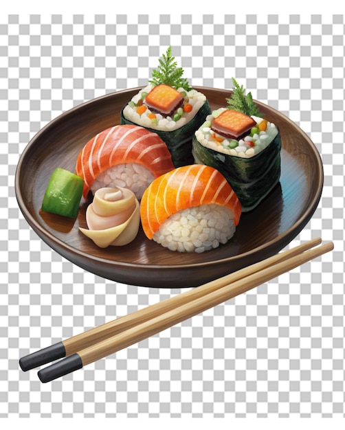 Sushi aislado