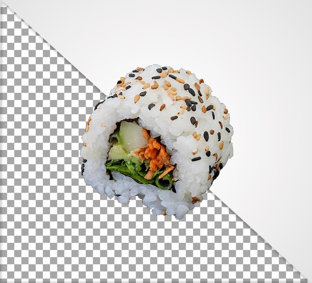PSD sushi auf transparentem hintergrund für die komposition