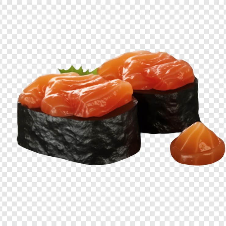 PSD sushi e sushi su uno sfondo trasparente