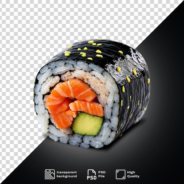 PSD un sushi en un fondo transparente