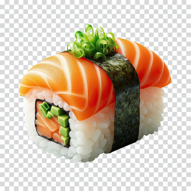 Sushi im transparenten hintergrund