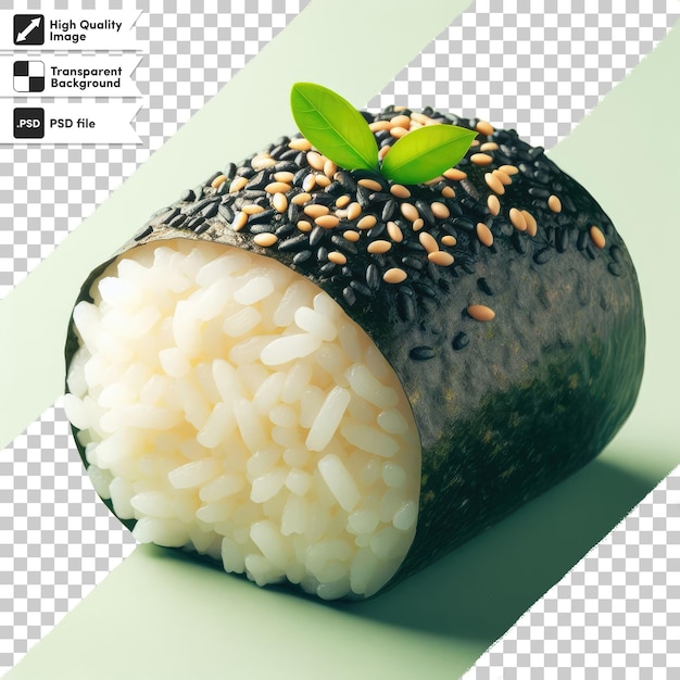 Sushi Psd Avec Des Baguettes Sur Un Fond Transparent