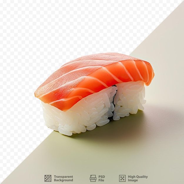 PSD un sushi qui est sur un fond blanc