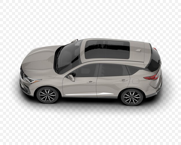 SUV Acura desde un ángulo alto