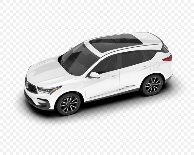 SUV Acura blanco con techo solar