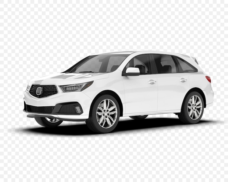 PSD suv acura mdx blanco