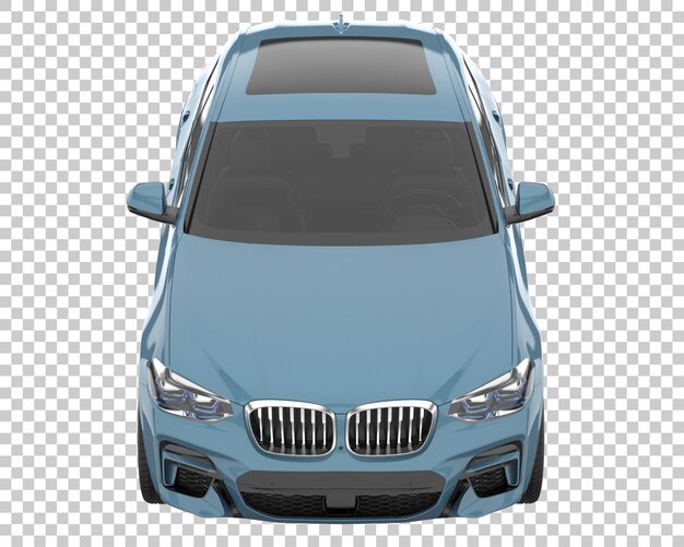 PSD suv auf transparentem hintergrund. 3d-rendering - abbildung