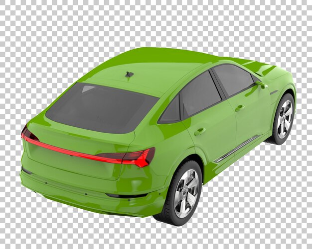 PSD suv auf transparentem hintergrund. 3d-rendering - abbildung