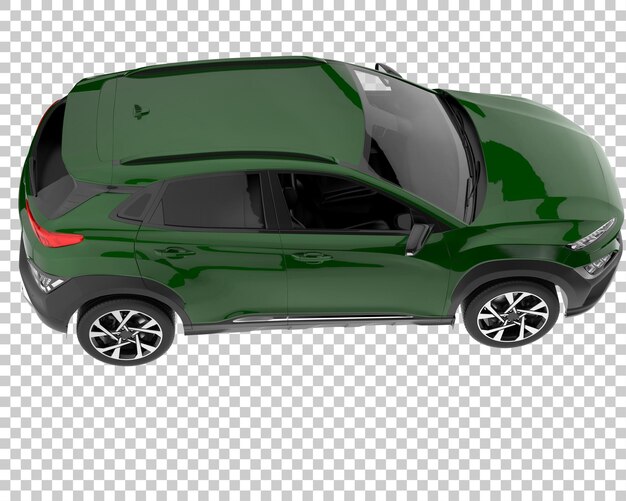 PSD suv auf transparentem hintergrund. 3d-rendering - abbildung