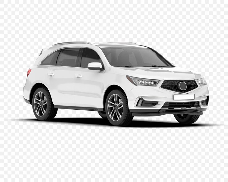 PSD un suv blanc