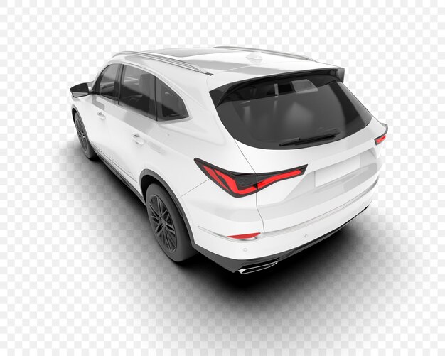 SUV blanco moderno