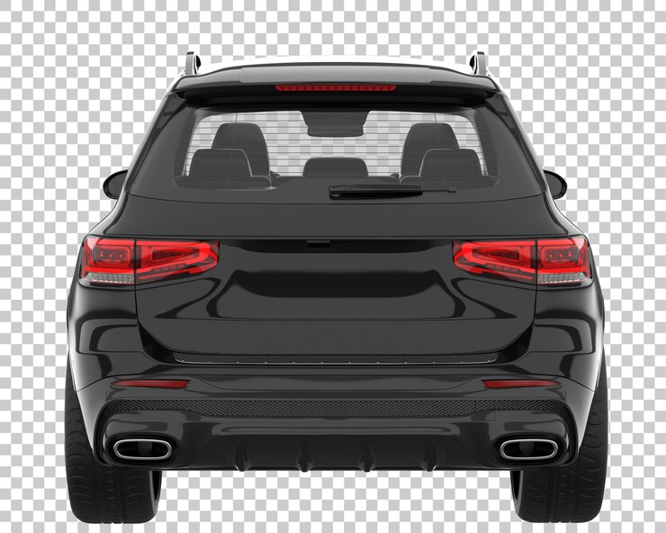 PSD suv em fundo transparente. renderização 3d - ilustração