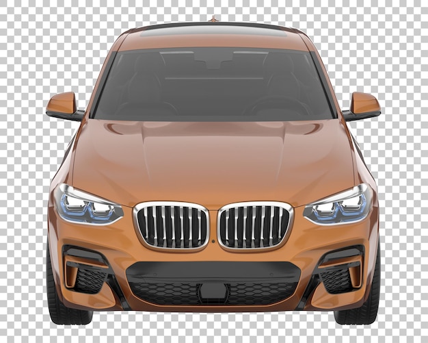 Suv em fundo transparente. renderização 3d - ilustração