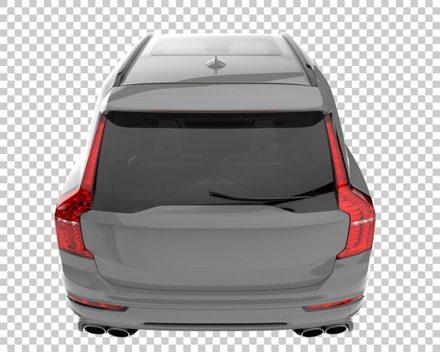 PSD suv em fundo transparente. renderização 3d - ilustração