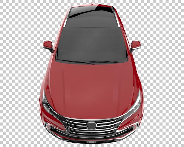 Suv em fundo transparente. renderização 3d - ilustração