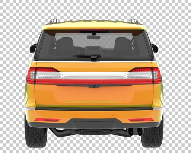 PSD suv em fundo transparente. renderização 3d - ilustração