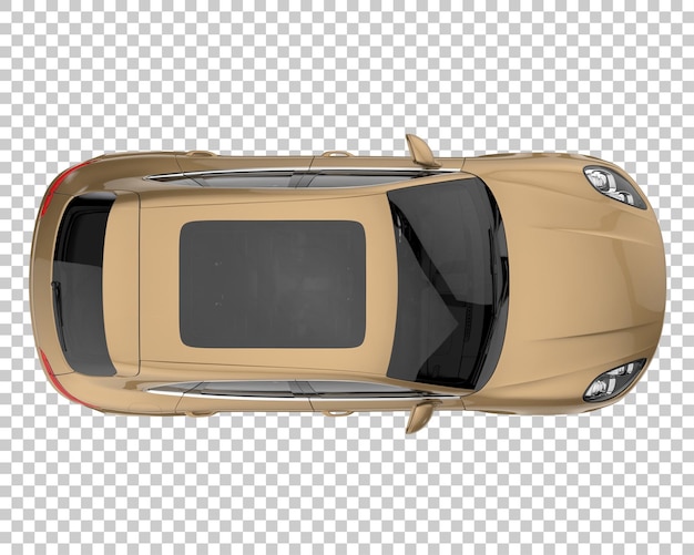 SUV em fundo transparente. renderização 3D - ilustração