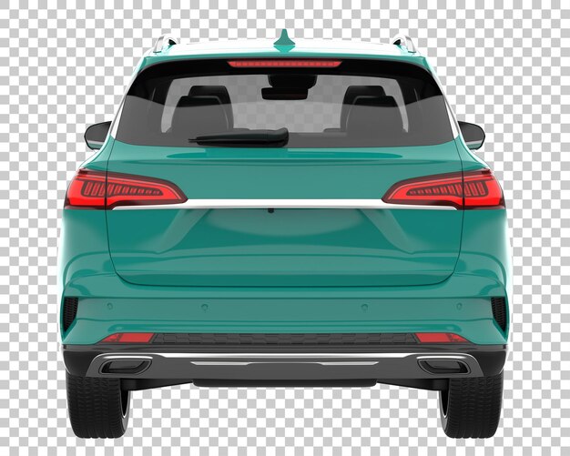 PSD suv em fundo transparente. renderização 3d - ilustração