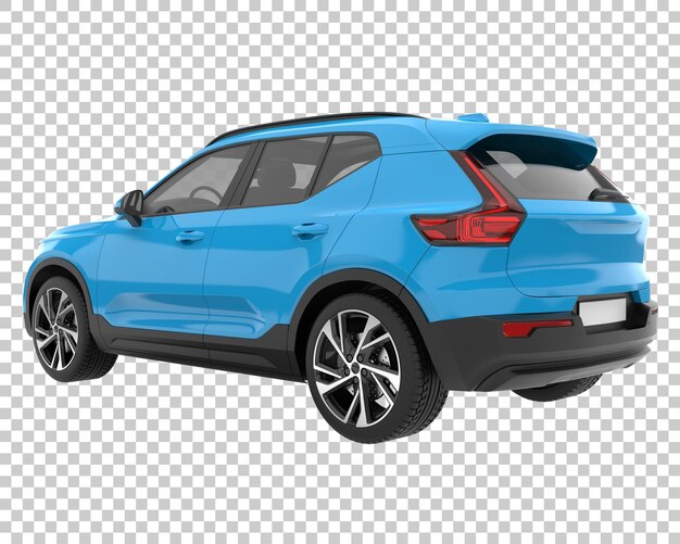 PSD suv em fundo transparente. renderização 3d - ilustração