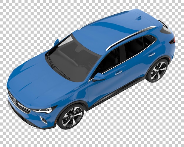 PSD suv em fundo transparente. renderização 3d - ilustração