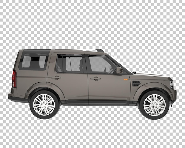 PSD suv em fundo transparente. renderização 3d - ilustração