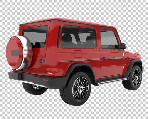 PSD suv em fundo transparente. renderização 3d - ilustração