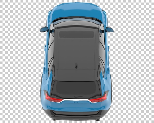 Suv em fundo transparente. renderização 3d - ilustração