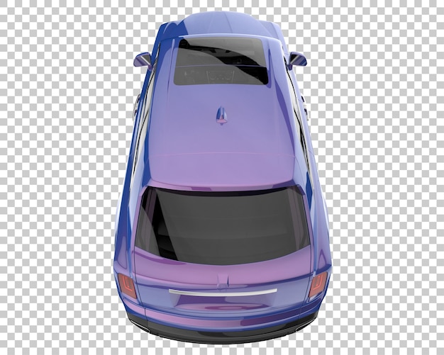 Suv em fundo transparente. renderização 3d - ilustração