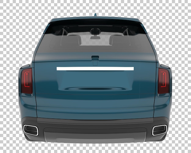 PSD suv em fundo transparente. renderização 3d - ilustração