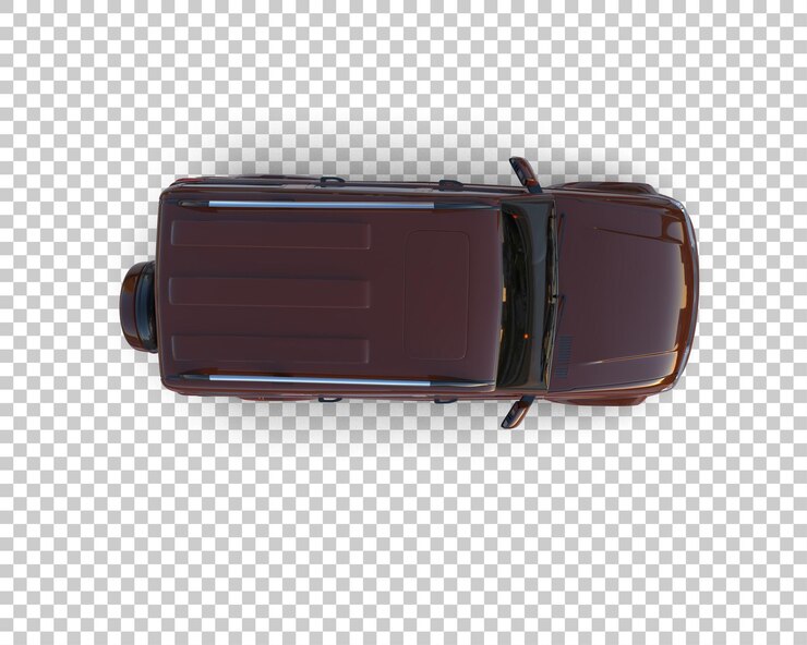 PSD suv moderne isolé sur le fond illustration de rendu 3d