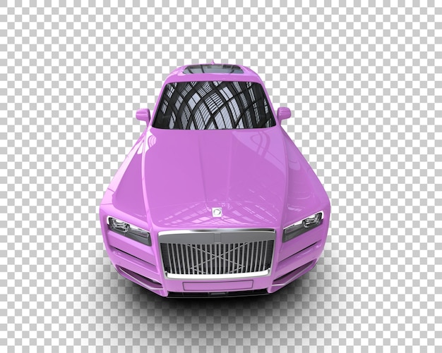 SUV moderno isolado no fundo ilustração de renderização 3D
