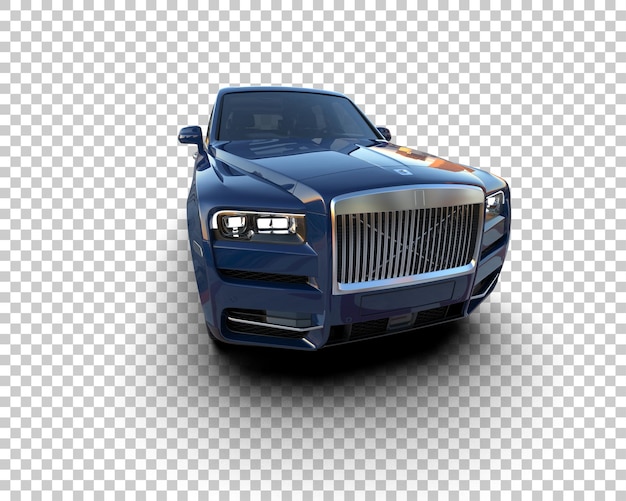 SUV moderno isolado no fundo ilustração de renderização 3D