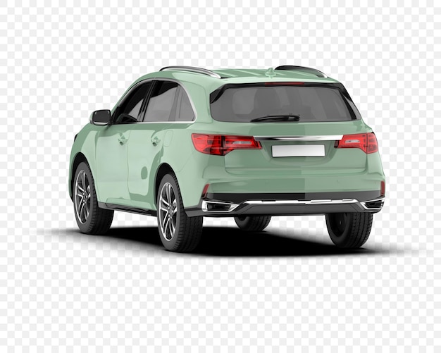 Un SUV vert