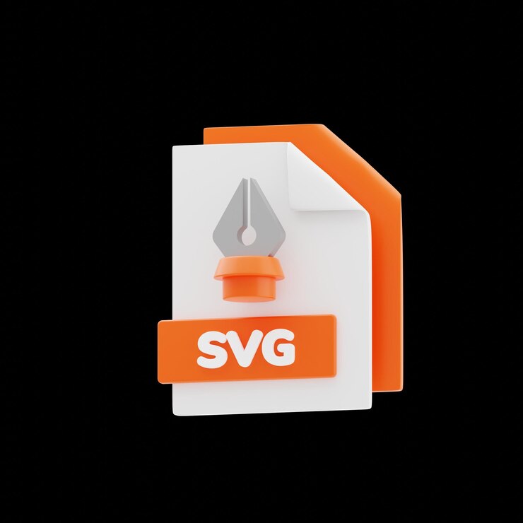 PSD svg file 3d icon