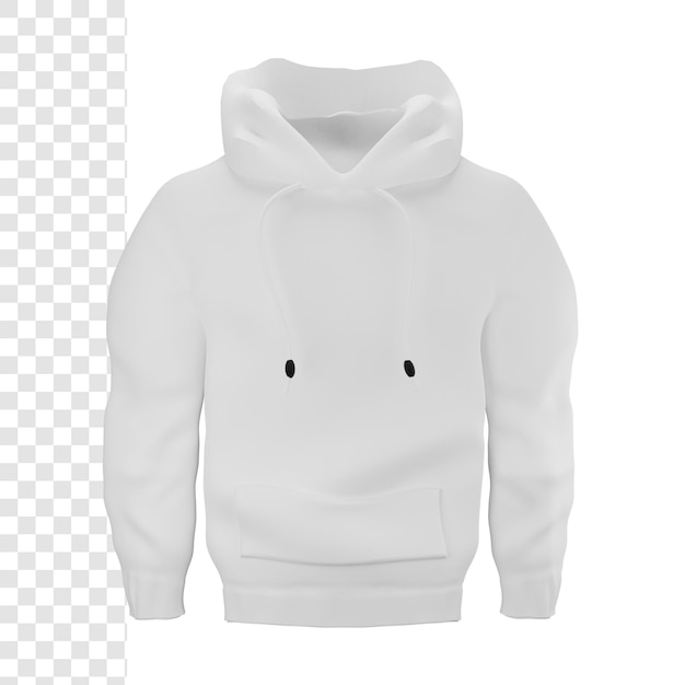 Sweat à Capuche 3d Blanc